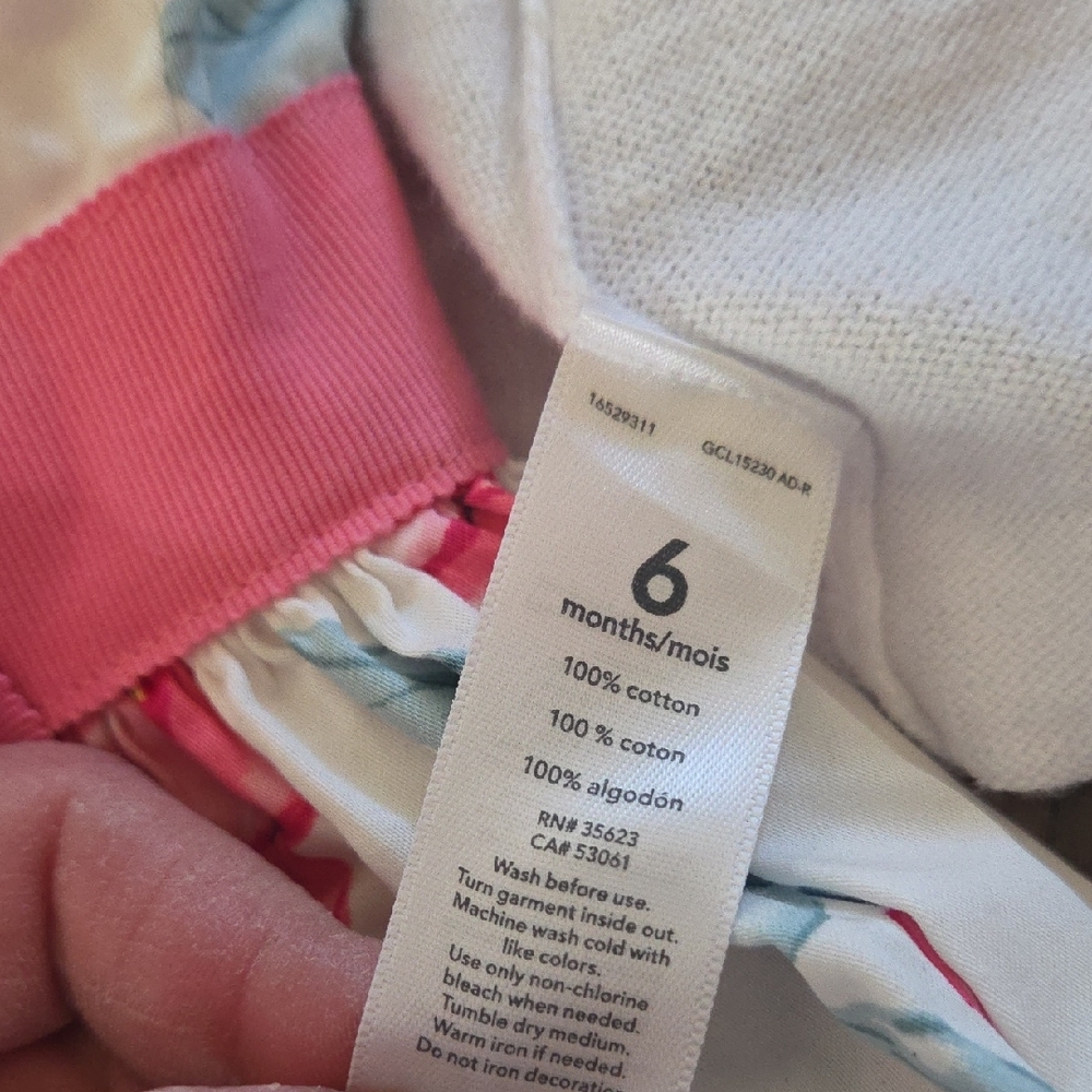 Carter's Infant Spring/Easter Dress with White Cardigan - Picture 4 of 8